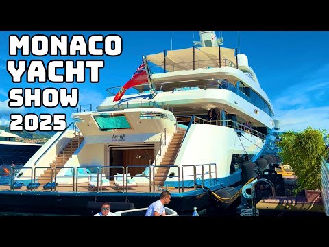 SPECTACULAR MONACO YACHT SHOW 2025 • DAY 3 PLUS TENDER RIDES @emman25MC