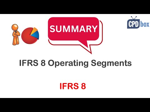 IFRS 8 Operating Segments summary - applies in 2026