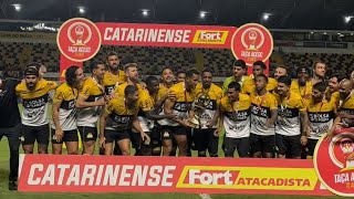 CRICIÚMA VENCEU O Camboriú por 3 a 2 nos pênaltis 8 a 7 se consagrou campeão CATARINENSE 2026
