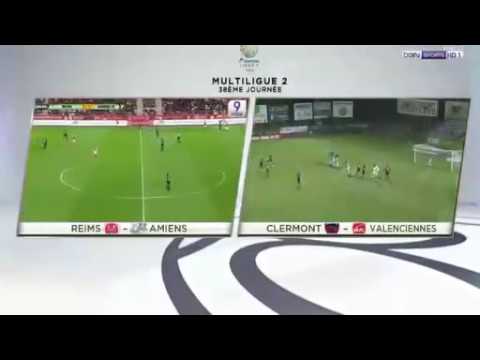 Clermont vs Valenciennes 1 0 But Julien Laporte Goal   Ligue 2 19 05 2017