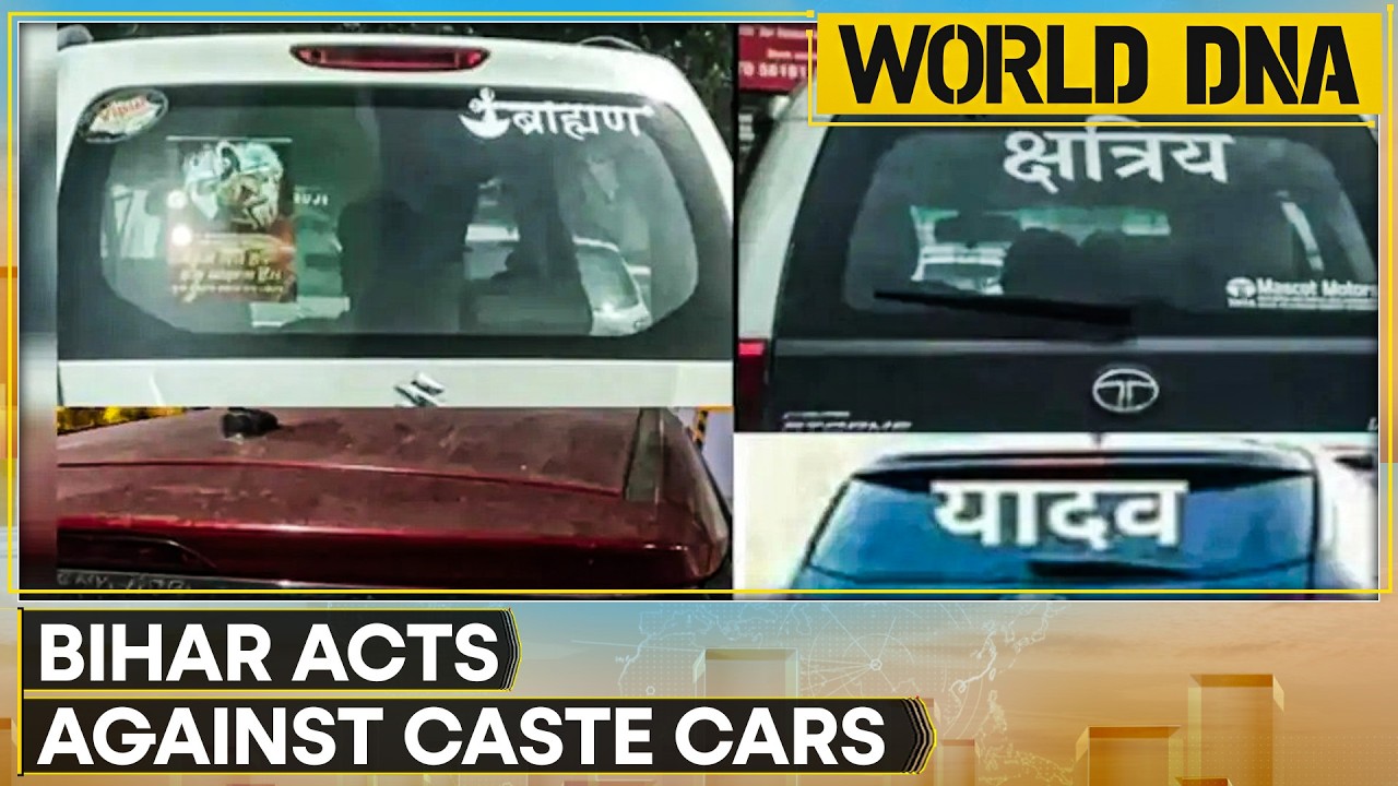 Bihar Police Launches Crackdown on Vehicle Stickers; Owners Given Deadline Till June | WION News