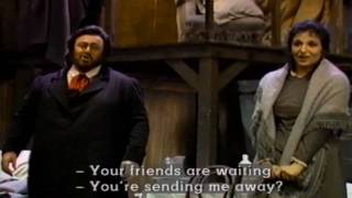 &quot;O soave fanciulla&quot; La boheme Luciano Pavarotti &amp; Fiamma Izzo d&#39; Amico