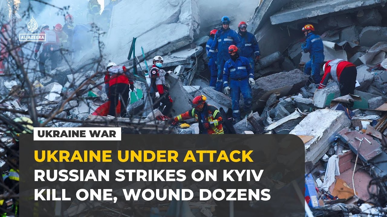 Ukraine under attack: Russian strikes on Kyiv kill one, wound dozens