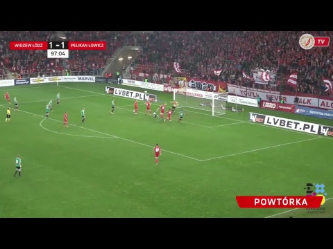 Pelikan Łowicz - Widzew Łódź cały mecz