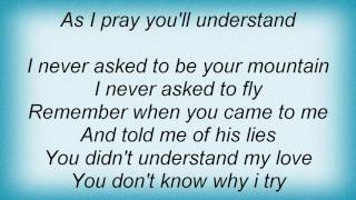 Jeff Buckley - I Never Asked To Be Your Mountain Lyrics