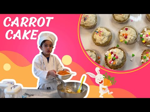 Making Homemade Carrot Cake for kids | Kayla and Dayan