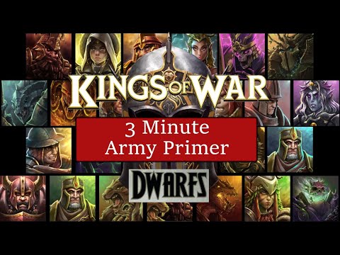 3 minute army primer - Dwarfs