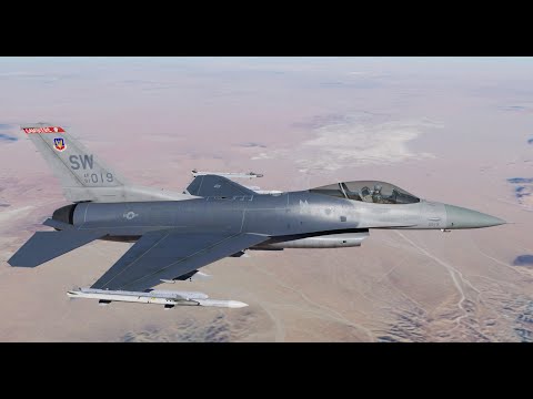 DCS F-16C Air to air refueling practice