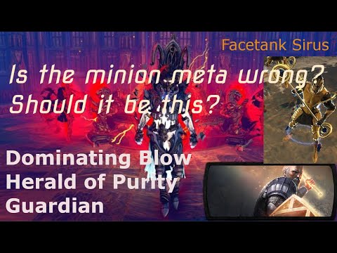 Herald of Purity/Dominating Blow Guardian.   Is the current minion meta wrong?