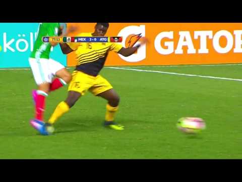 YELLOW CARD Antigua and Barbuda, Denie HENRY No. 16 | @miseleccionmx #AntiguaBarbuda #CU20CRC