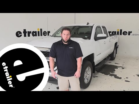 Set up: WeatherTech Side Window Rain Guards with Dark Tinting on a 2018 Chevrolet Silverado 1500