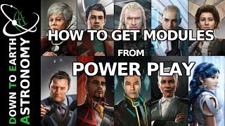 How to get special modules from Power Play in Elite dangerous