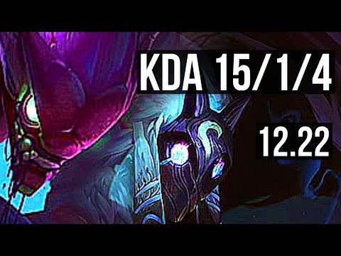 KHA'ZIX vs KINDRED (JNG) | 15/1/4, 66% winrate, Legendary | EUW Master | 12.22