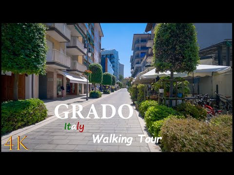 GRADO | ITÁLIA - Passeio a pé - 4K