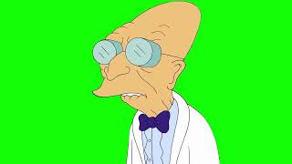 Professor Farnsworth "I don't want to live on this planet anymore" Futurama green screen