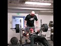 Bench press 140kg 15 reps with legs up