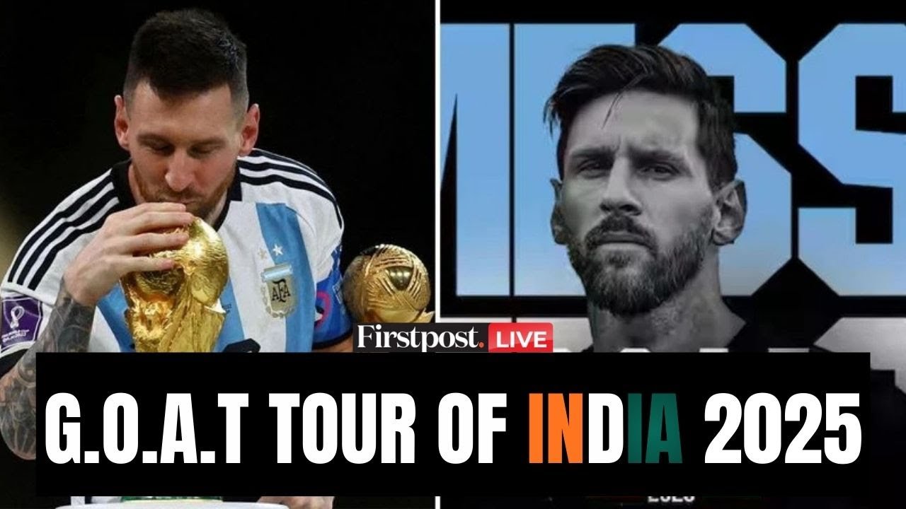 LIVE: Lionel Messi G.O.A.T Tour of INDIA 2025 | Vivekananda Yuba Bharati Krirangan| Kolkata