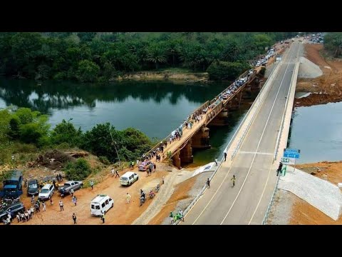 Commissioning of the Magbele Bridge by H E Dr. Julius Maada Bio