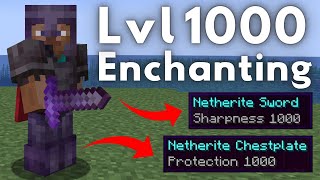 How To Enchant at Level 1000 in Minecraft 1.20!