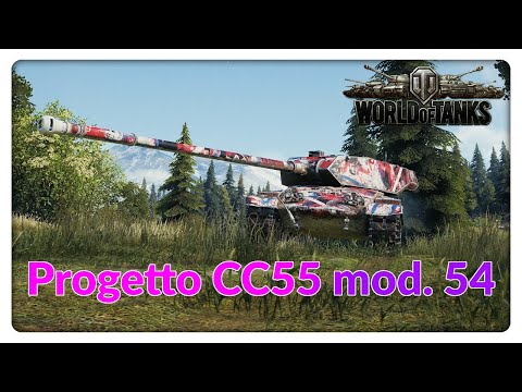 Progetto CC55 mod. 54 [Gameplay - Gameplay - German - World of Tanks]