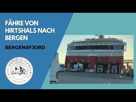 Keine Angst vor der Fähre Bergensfjord von Hirtshals Dänemark nach Bergen Norwegen