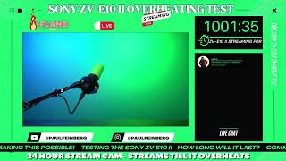 LIVE - How Long Will Sony ZV-E10 II Last Streaming? | STREAM TILL ZV-E10 II Dies!