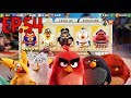 ANGRY BIRDS EVOLUTION CORE FLOCK SET RED CHUCK BOMB MATILDA TERENCE MAX LEVEL MORE THAN LV100