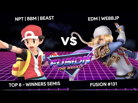 Fusion #131 - Beast (Pokemon Trainer) vs WebbJP (Sheik) - Top 8 - Winners Semis