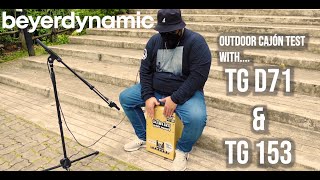Video thumbnail for BEYERDYNAMIC TG D71 & TG I53 | OUTDOOR CAJON TEST | #beyerdynamicasia by All Music X'cess AMX
