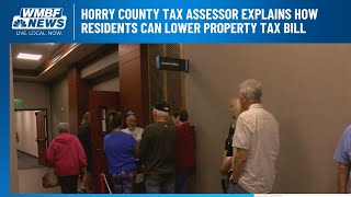 Horry County tax assessor explains how residents can lower property tax bill