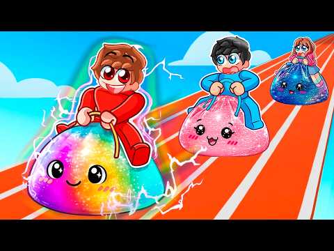 Pasé de NOOB a PRO en CARRERA DE DUMPLING SQUISHY en Roblox!