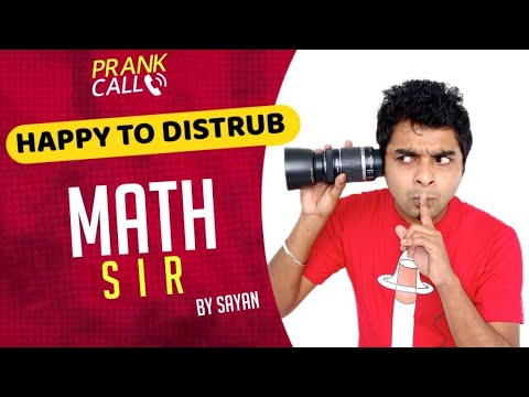 Math Sir | Happy To Disturb | RJ Sayan | Bangla Comedy | Prank Call