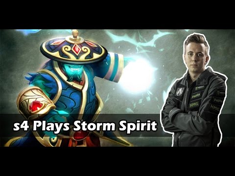 s4 Plays Storm Spirit with Alliance Player - Pro Ranked Match