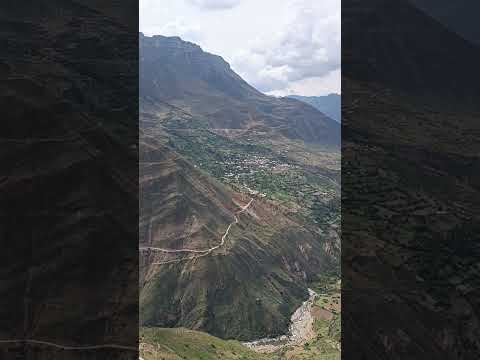 Vista panorámica del distrito de San Nicolás ✨😎🇵🇪 #ancash #peru #paisajes #shorts #hermososlugares