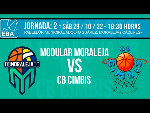 liga EBA - J2: Moraleja Modular vs Bodegón Andalucía CB Cimbis