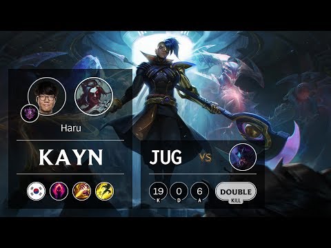 Kayn Jungle vs Rek'Sai - KR Master Patch 9.10