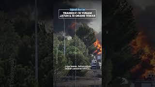 Tragedi Pesawat F-16 Yunani Jatuh di Pangkalan Udara NATO Tahun 2015, Tewaskan 10 Orang Personel