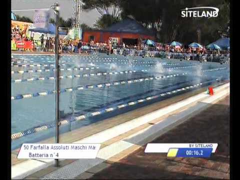 Serie 4 dei 50 Farfalla  Assoluti Maschi Master - 11 Memorial Andrea Bettiol