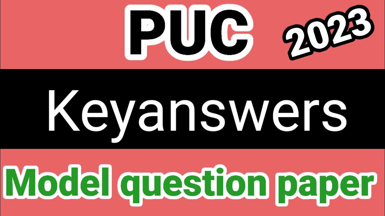 Watch video 1st puc english keyanswer for model question paper 2023 Karnataka board Now 1st puc english keyanswer for model question paper 2023 Karnataka board