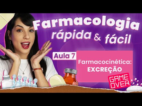 Farmacocinética: EXCREÇÃO | Aula 7 | Farmacologia rápida e fácil | Flavonoide