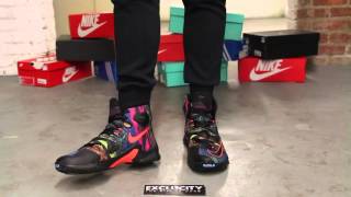Lebron XIII Akronite Philosophy On-feet Video at Exclucity