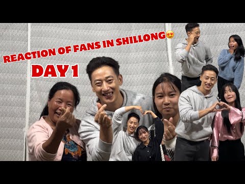 Reactions of fans from Shillong while taking a walk in Laitumkhrah street| Day 1 in Shillong