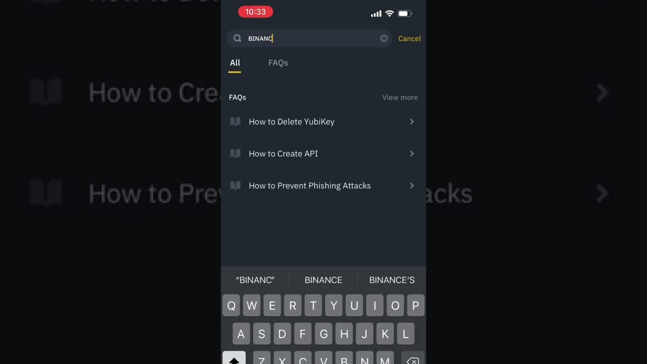 NOVA Experiência de pesquisa de aplicativos da Binance #binance