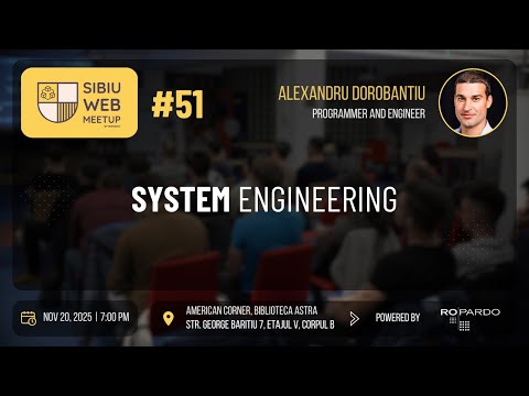 Sibiu Web Meetup #51 - System Engineering
