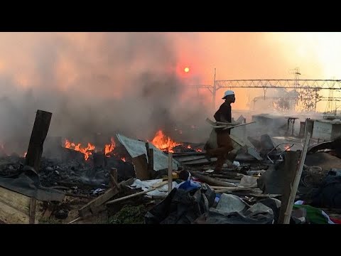 Johannesburg neighbourhood devastated by fire