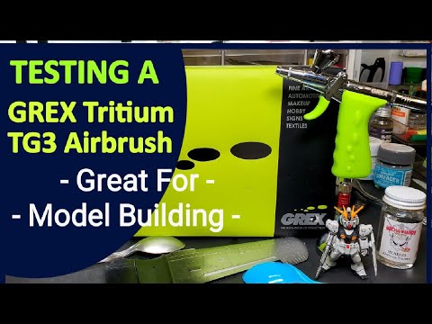 Testing A Grex Tritium TG3 Airbrush - Great For Model Building & Gundam