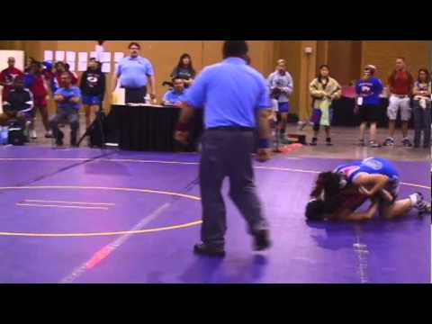 FILA Cadet 56kg - Mykaela Ellis (Patriot WC) FALL Caitlin Riley (Premier WC).mp4