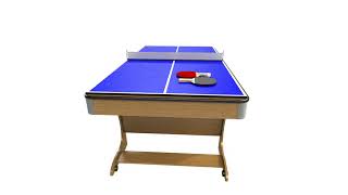 BCE 6ft Folding Leg Pool Table FP6TT