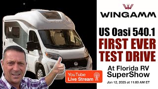 WINGAMM FIRST TEST DRIVE of U.S. OASI 540.1 at 2025 Florida RV SuperShow