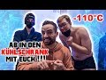 -110°C Eiskabine Challenge - Wer hält länger durch?